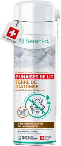 TERRE DE DIATOMÉE PUNAISES DE LIT – AÉROSOL ANTI PUNAISES DE LIT