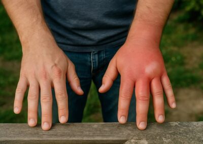 Piqure frelons asiatique