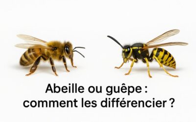 Abeille ou guêpe : comment les différencier ?
