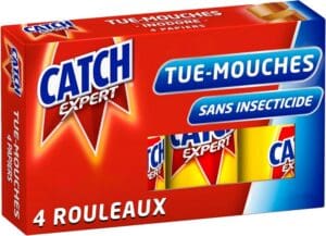 Catch Expert Mouches – Papier Tue-Mouches (4 rouleaux)