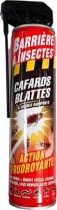 BARRIERE A INSECTES Anti-cafards, blattes & Autres rampants - Aérosol 400 ML