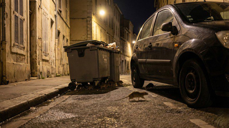 Rat dans la voiture