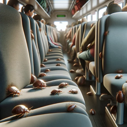 punaise de lit dans le bus
