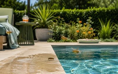 Guêpes autour de la piscine : toutes les solutions pour les éloigner durablement — du naturel au professionnel