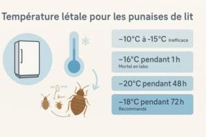 Congélateur contre les punaises de lit : vraiment efficace ? Températures, durées et protocole complet