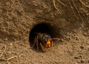 Nids de frelons sous terre : que faire pour s&rsquo;en débarrasser ?