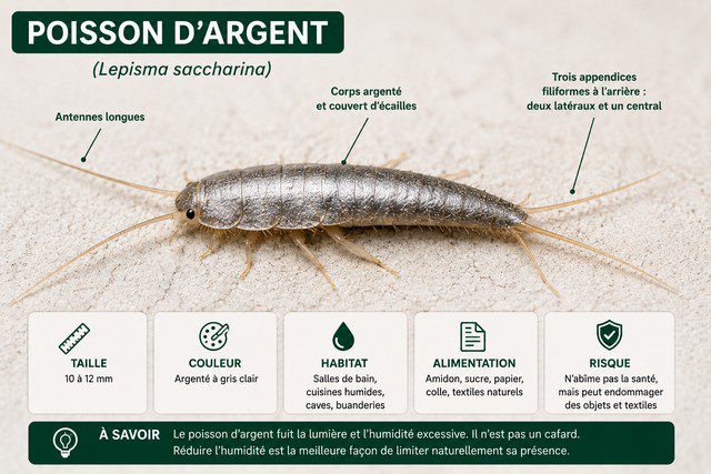 Le poisson d'argent — argenté, 3 queues, les mêmes endroits mais un animal totalement différent