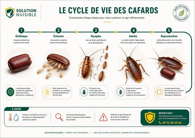 cycle de vie cafard