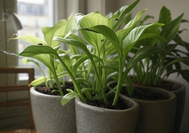 Éliminer les moucherons des plantes sans danger