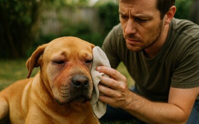 Piqûre de guêpe chez le chien : soigner, surveiller, prévenir
