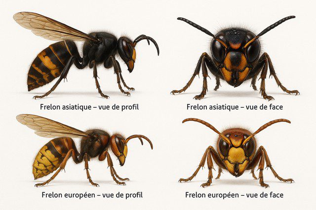 Frelons Asiatiques et Européens Frelons Asiatiques et Européens