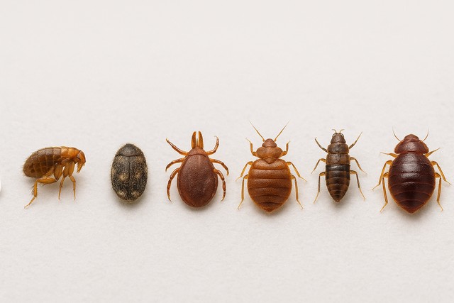Insectes de taille similaire - risques de confusion Insectes de taille similaire - risques de confusion