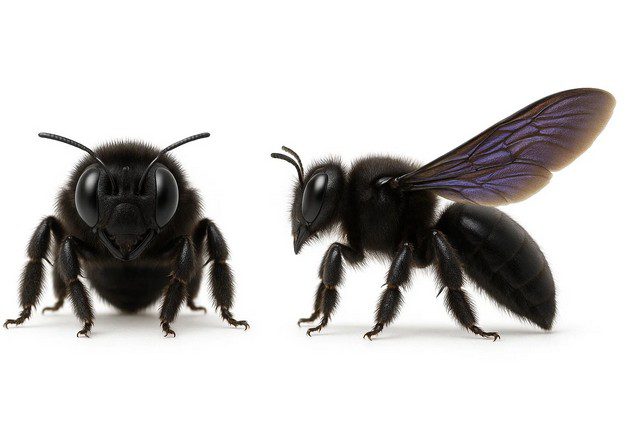 abeille charpentière (Xylocopa violacea) abeille charpentière (Xylocopa violacea)