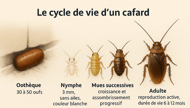 cycle de vie cafards cycle de vie cafards