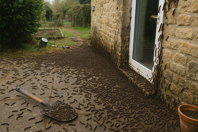 invasion de chenilles du Bombyx