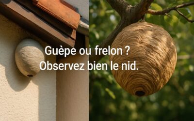 Comment savoir si c’est un nid de guêpe ou de frelon ? ce qu’il faut vraiment regarder