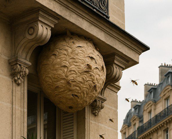 Destruction nid de Guêpes et Frelons à Paris 16ème Destruction nid de Guêpes et Frelons à Paris 16ème