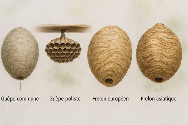 Forme et ouverture des nids Forme et ouverture des nids