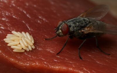 Œufs de mouches : les identifier (avec photos) et s’en débarrasser