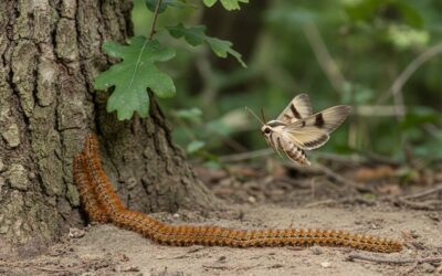 Papillon de la chenille processionnaire : Première étape d’une future invasion