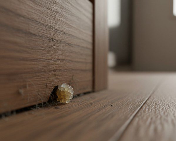 Nid de tiques en intérieur Nid de tiques en intérieur