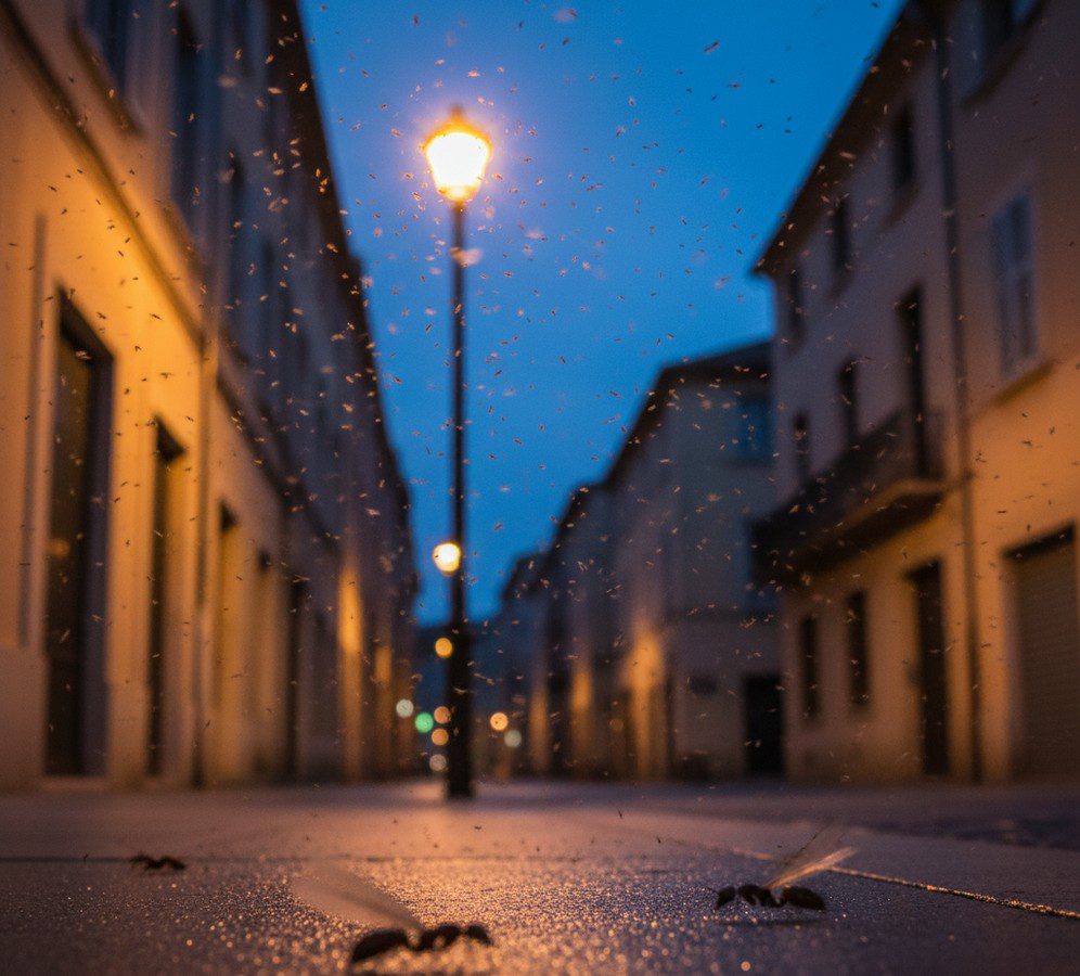 Perpignan nuées de « fourmis volantes » en automne, un essaimage éclair