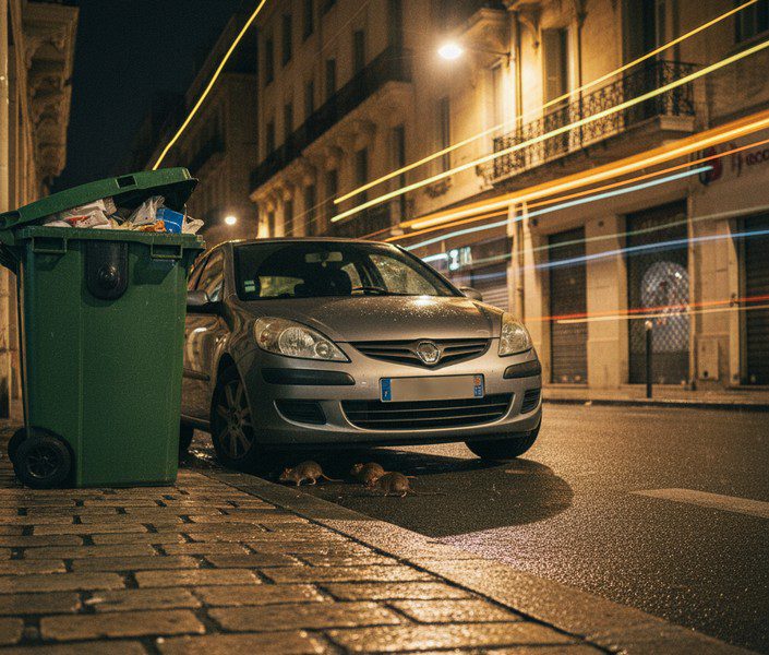 Marseille face aux rongeurs - du parking au moteur, comment le problème s’installe