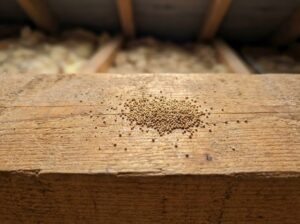 Excréments de termites : comment les reconnaître et quoi faire immédiatement