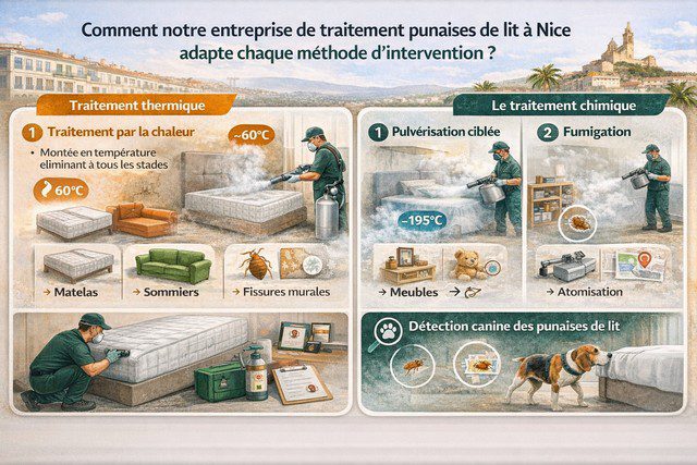 Nos méthodes de traitement de punaises de lit