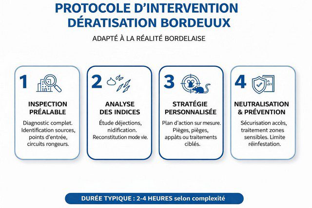 Processus de dératisation à Bordeaux