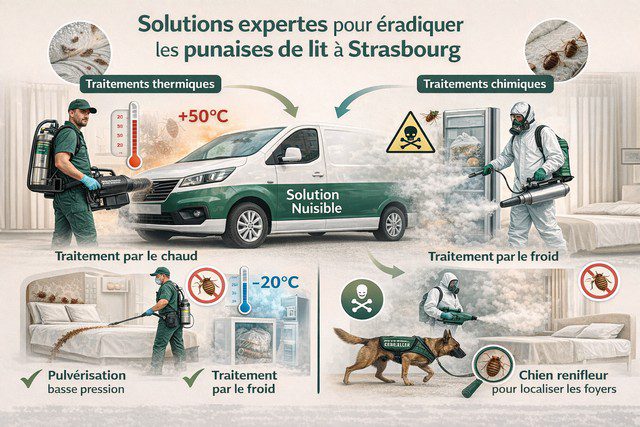 Solutions expertes pour éradiquer les punaises de lit à Strasbourg