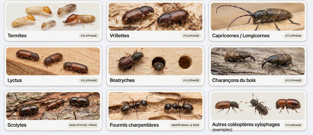 Insectes du bois