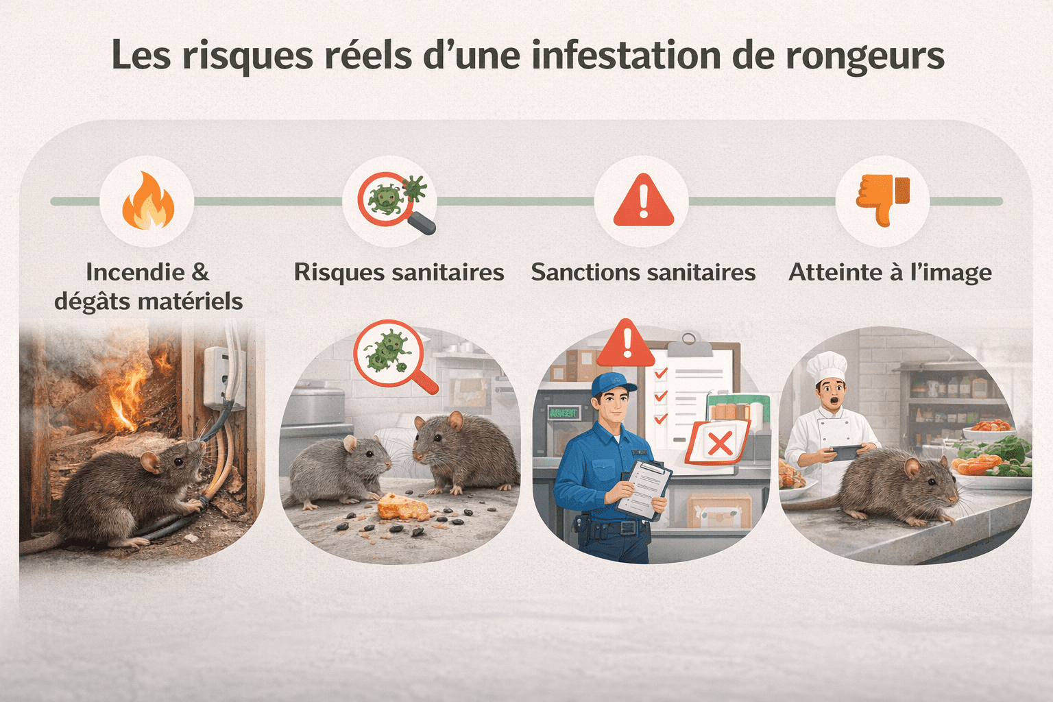 risque d'infestation de rongeurs