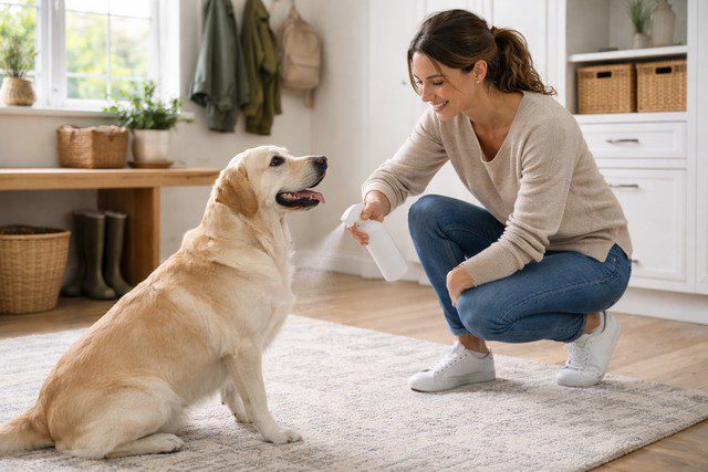 Spray anti puce pour chien
