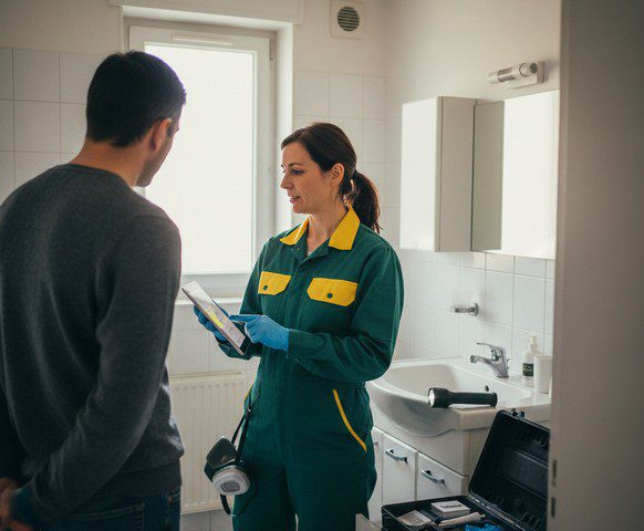 Technicien Solution Nuisible en désinsectisation, préparation du matériel anti-cafards