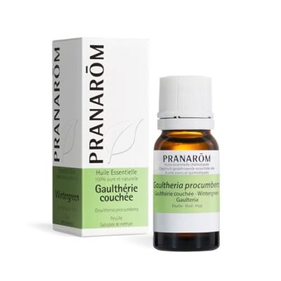 PRANARÔM - Gaulthérie Couchée - Huile Essentielle Chémotypée - Pour Cosmétiques Et Pour Apaiser Les Muscles - 100% Pure Et Naturelle - HECT - 10 ml