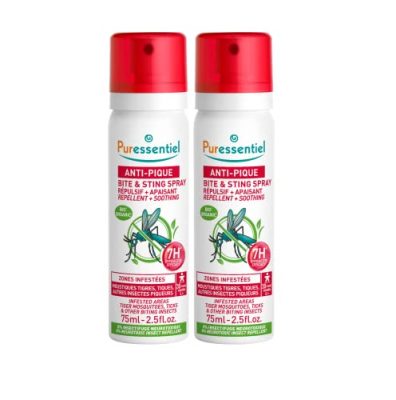 Puressentiel Spray Anti-Pique Répulsif et Apaisant 7H 75 ml - lot de 2
