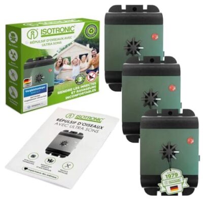 Isotronic® Répulsif ultrasons contre les Pigeons