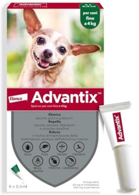 Advantix Petit Chien - 4 à 10 kg - 6 pipettes