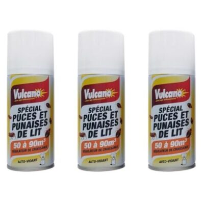 Vulcano 3x Fumigène Anti Puces (150 ml)