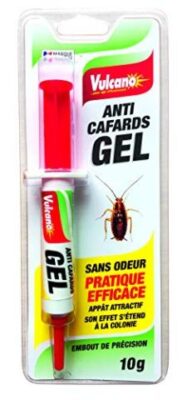 Vulcano Gel Anti-Cafards en seringue. Pratique, efficace, sans odeur