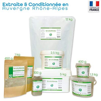 HYDROPLANETE Terre de Diatomée Blanche 400g 1kg 2kg 5kg 10kg 20kg - Grade Alimentaire, Haute pureté 100% Naturelle (10 kg)