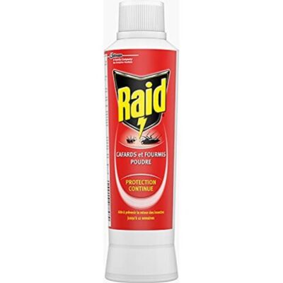 Raid Aérosol, poudre anti Cafards & Fourmis (250 g)