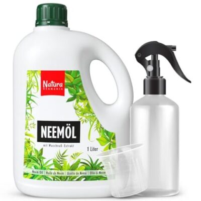 Natura Germania Huile de neem pour plantes, atomiseur inclus (100 L de solution)