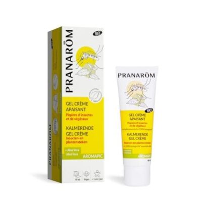 Pranarôm Aromapic Gel crème Huiles Essentielles Anti-Démangaisons Bio, apaisant Piqûres d'insectes (40 ml)