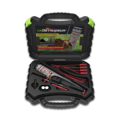 LE DETAUPEUR Kit Complet 1 Détaupeur + 4 Recharges - Piège Anti Taupes & Rats Taupiers - Efficace & Puissant - Utilisable Sous La Pluie & En Toute Sécurité DETAUPEUR