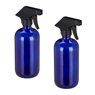 Relaxdays 2x Pulvérisateur rechargeable en Verre (500 ml)
