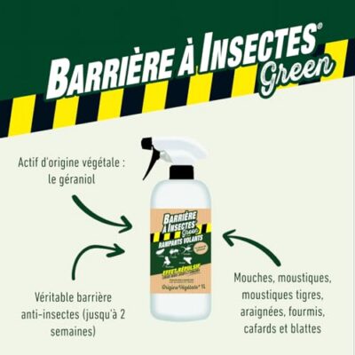 Barrière à insectes : répulsif 1 L contre insectes rampants et volants