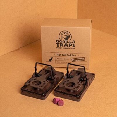 Gorilla traps, 2x Tapettes à rongeurs (Rat & Souris)
