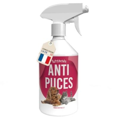 Petsly® Spray Anti Puces Chat & Chien (500ml)